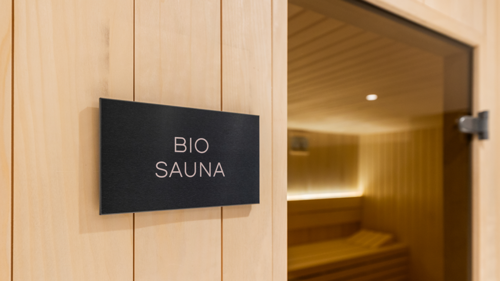 Bio sauna with warm wooden interior at Visula Hotel & Spa in Medulin, Istria.