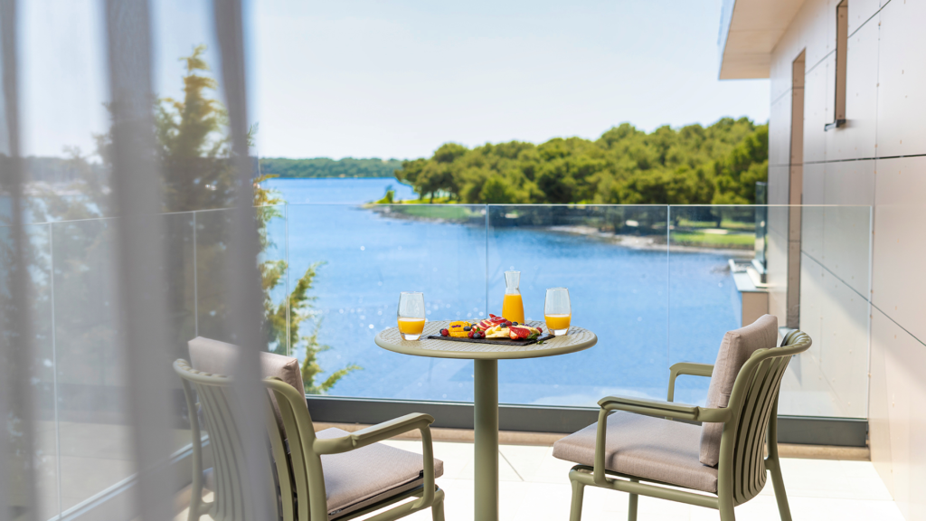 Adriatic coast near Visula Hotel & Spa in Medulin, where guests can combine seaside experiences with relaxing spa and wellness facilities.